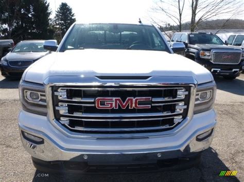 2016 White Frost Tricoat Gmc Sierra 1500 Slt Crew Cab 4wd 110971140