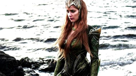 First Look At Amber Heard As Mera In Justice League Movie Youtube