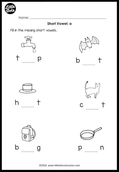 Short A Worksheets For Print Short A Worksheets Activities Free