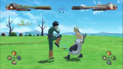 Rock Lee Vs Kimimaro Naruto Shippuden Ultimate Ninja Storm 4 Gameplay