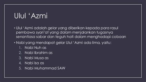 Umat islam hanya diperintahkan untuk mengimaninya, juga menjadikan mereka. Nama 5 Nabi Dan Rasul Yang Mendapat Gelar Ulul Azmi ...