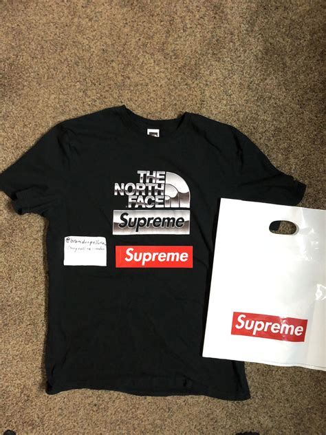 Supreme “the North Face” Ss18 Black T Shirt Size Xl 100 Shipped