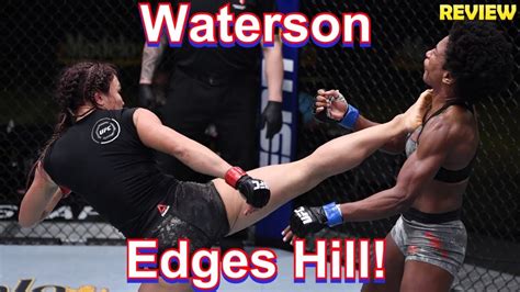 Michelle Waterson Vs Angela Hill Fight Review No Footage YouTube