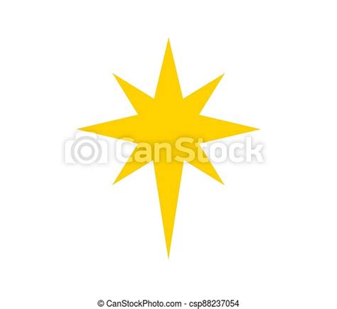 Christmas Star Of Bethlehem Symbol Vector Illustration Canstock