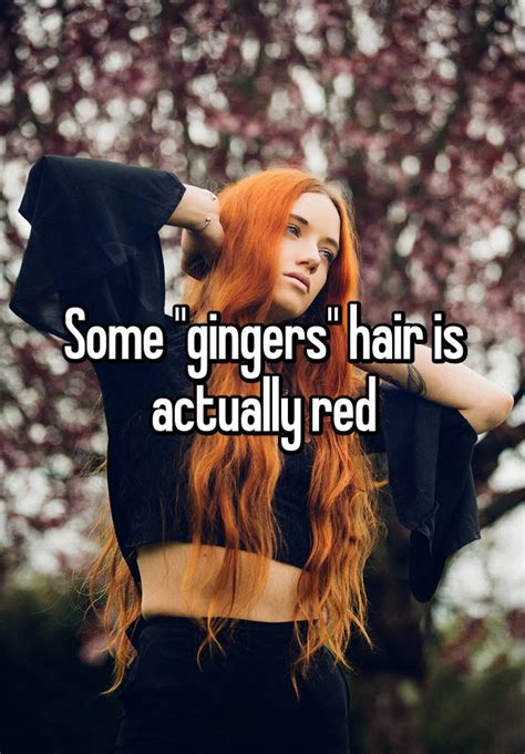 Some Gingers Hair Is Actually Red
