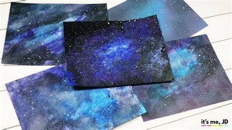 5 Easy Ways To Draw A Galaxy Paint Galaxies Using Watercolor