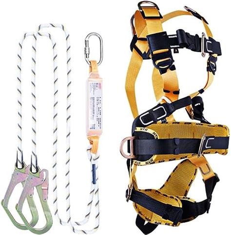 Fall Protection Construction Full Body Harnesses Shock Absorbing