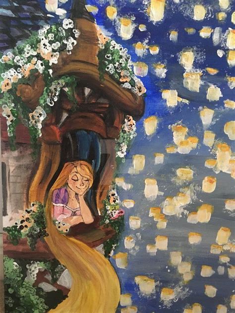 Rapunzel Painting By Micropixels On Deviantart In 2023 Painting