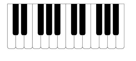 Piano Keyboard Diagram - ClipArt Best