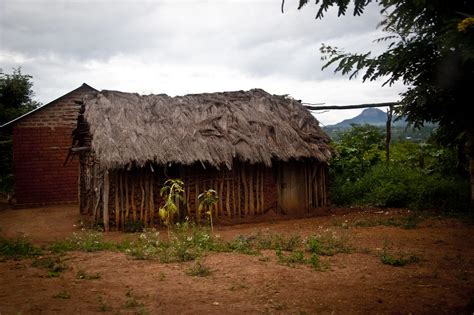 Thatched Hut Home Thatched Hut Home In Berega Village Tan Flickr