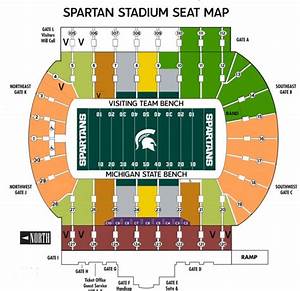 Msu Spartan Football Stadium Seating Chart Awesome Home