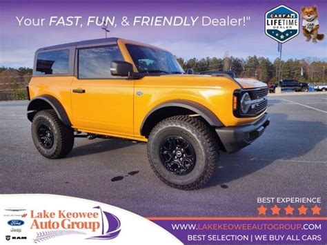 2022 Ford Bronco Cyber Orange Metallic Tricoat With 61 Miles Available
