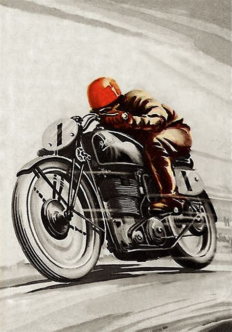 Image Result For Vintage Cafe Racer Drawing Motorcycle Art