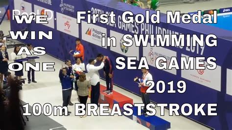Philippines First Gold Medal In Swimming Sea Games 2019finals Mens