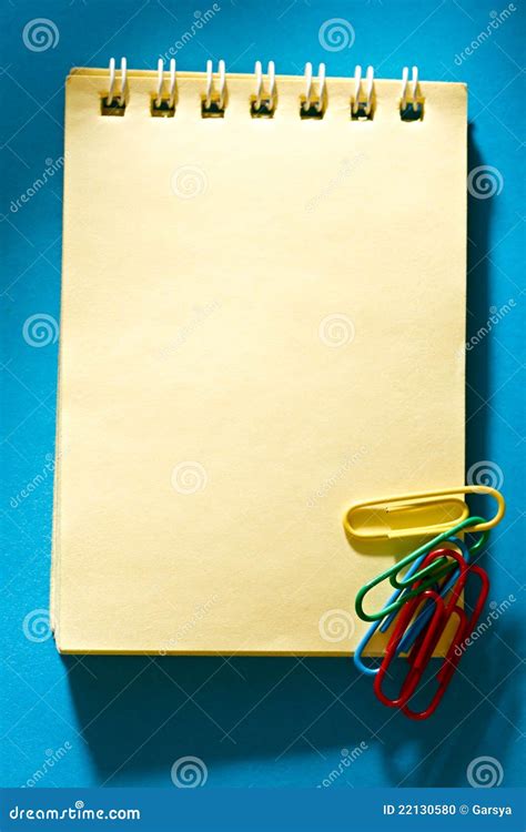 Yellow Notepad Stock Photo Image Of Office Sheet Business 22130580