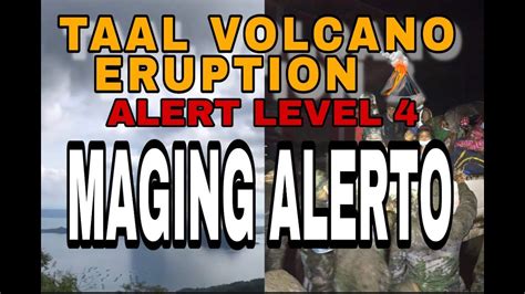 Unremarkable level of volcanic earthquakes occurring within the volcano area. CURRENT UPDATE: TAAL VOLCANO ALERT LEVEL 4, VOLCANIC ...