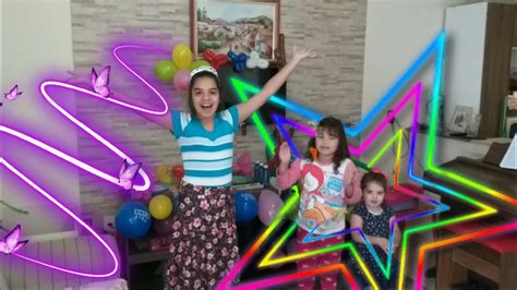Brincando De Festa Dos Balões Com As Crianças Maria Dudinha E Lelê
