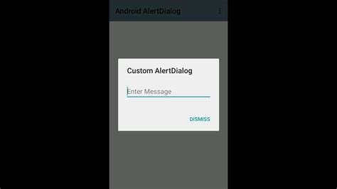 Android Custom Dialog And Alertdialog To Make User Decision Tutorial