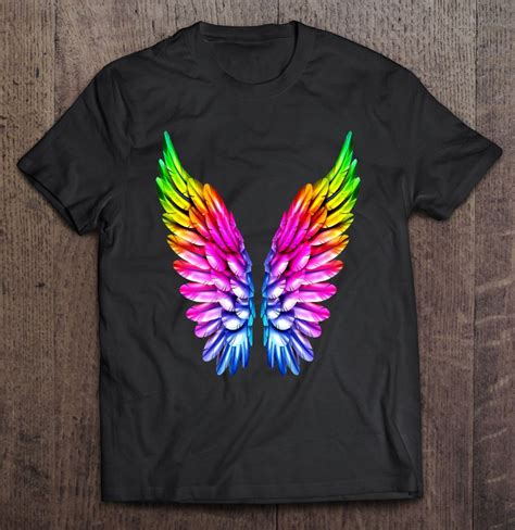Lgbt Angel Wings Rainbow Gay And Lesbian Pride Angels