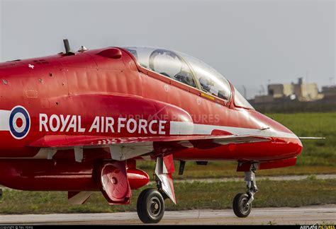 Royal Air Force Red Arrows British Aerospace Hawk T1 1a At Malta
