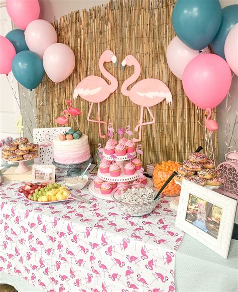 Audreys Flamingo Birthday Party Poppy Grace