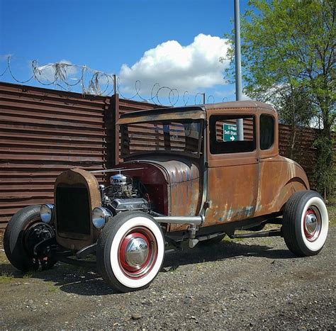 1929 Ford Model A Model Chopped Patina Custom Rat Rod Hot Rods For Sale