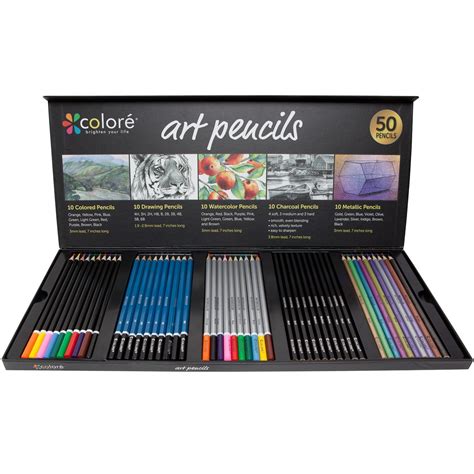 We did not find results for: Colore Premium Art Pencils Pack - 50 Assorted Pencil Set ...