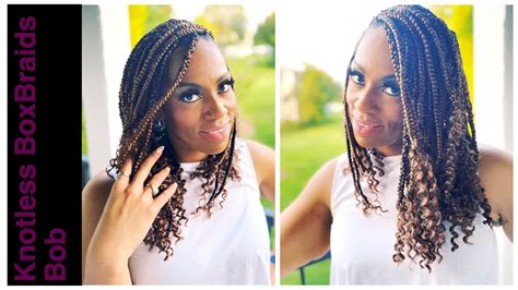 Knotless Box Braids Bob Tutorial Pearlthestylist Protectivestyle