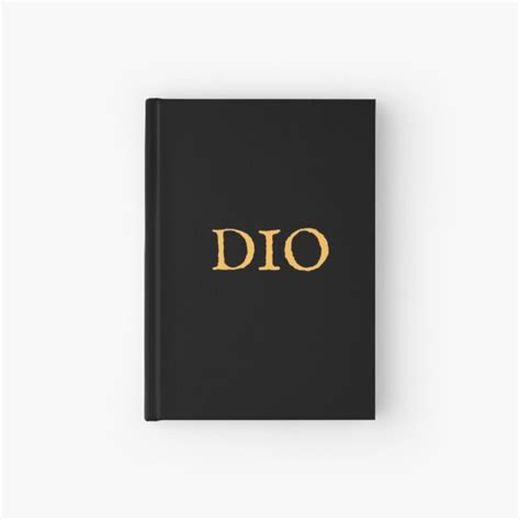 Diary Of Dio Hardcover Journal By Sad Bois Inc Redbubble