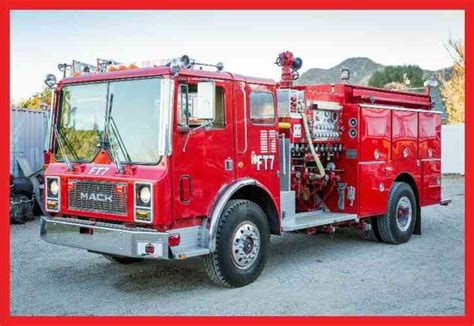 Mack Mc 1983 Emergency And Fire Trucks
