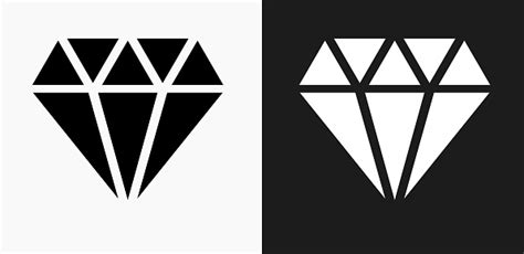 Check spelling or type a new query. Diamond Icon On Black And White Vector Backgrounds Stock ...