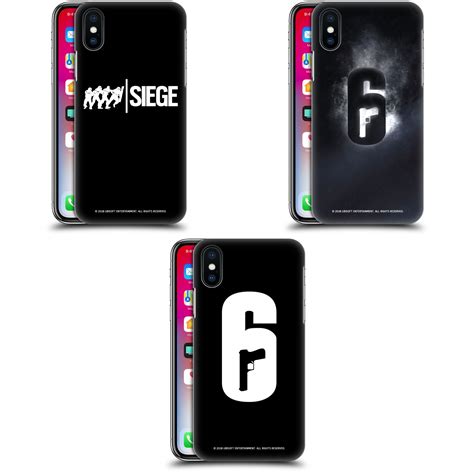 Official Tom Clancys Rainbow Six Siege Logos Back Case For Apple