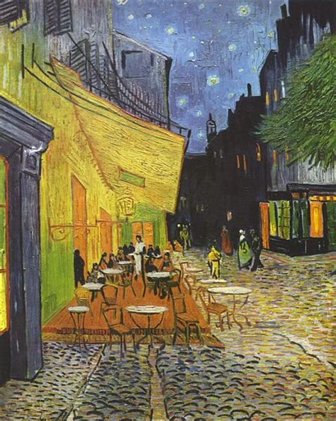 Cafe Terrace At Night Vincent Van Gogh Greatest Paintings