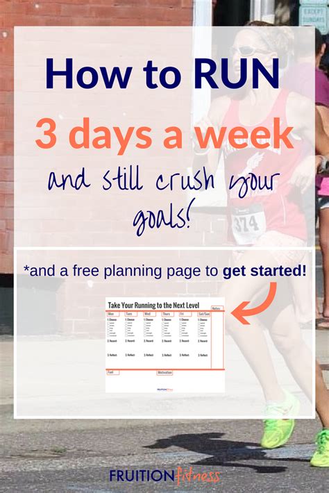 The 3 Day A Week Running Plan Fruition Fitness