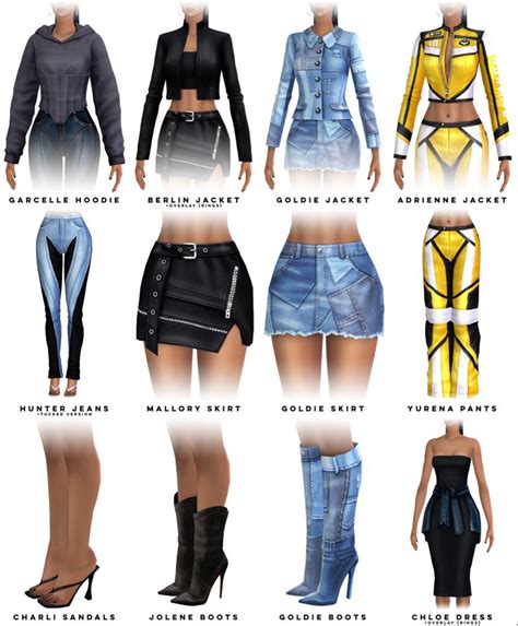 The Paparazzi Collection Sentate X Serenity Sentate In Sims Mods Clothes Sims