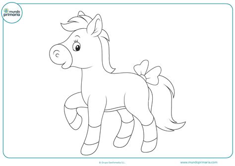 Dibujos de Caballos para Colorear 【A Lápiz y Para Niños】