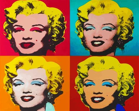 Marilyn Monroe By Andy Warhol Paint By Number Num Paint Kit