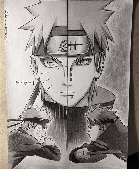 💫 On Instagram Naruto Vs Pain This One Took Me Almost 10 Hours To