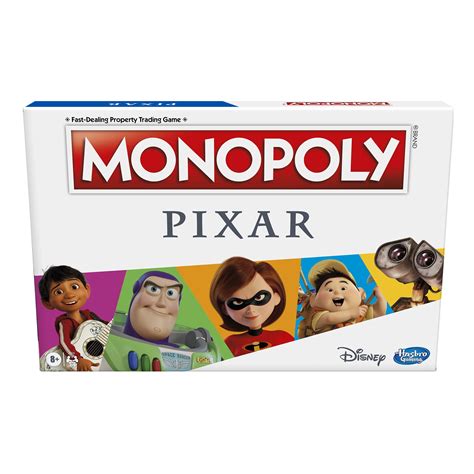 Buy Monopoly Pixar Edition Board Game For Kids 8 And Up Buy Locations