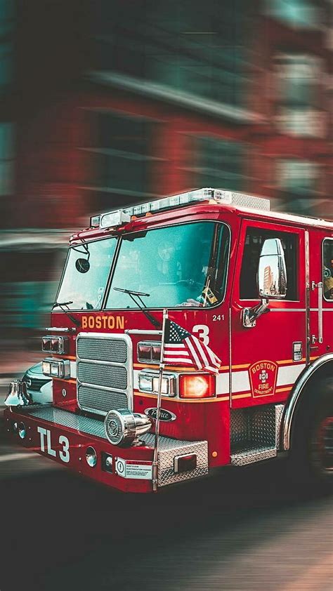 1st Response 929 Boston Emergency Fire Firefighter Fireman Truck
