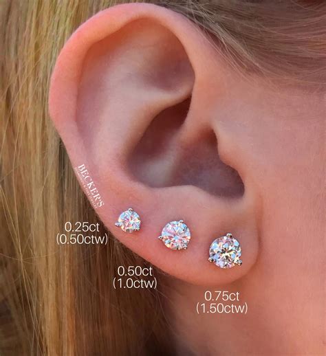 How Big Is Carat Diamond Earrings
