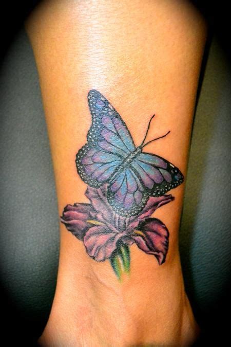 Butterflies are attracted to colorful flowers, in which red, yellow, orange, pink and purple blossoms are their favorite flowers. 22+ Butterfly Tattoos On Ankle For Girls