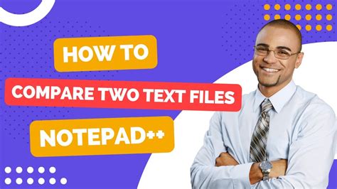 How To Compare Two Text Files In Notepad Youtube