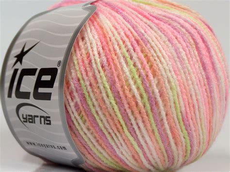 Sale Self Striping Pink Shades White Light Green Closeout Yarns Ice Yarns Online Yarn Store