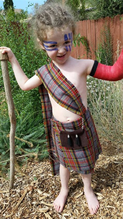 Baby Kilt With Plaid Highland Games Outfit Halloween Etsy