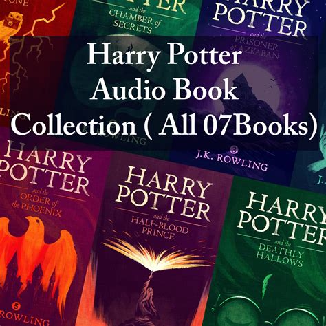 Harry Potter Complete Audio Book Collection 1 7 Narrated By Etsy
