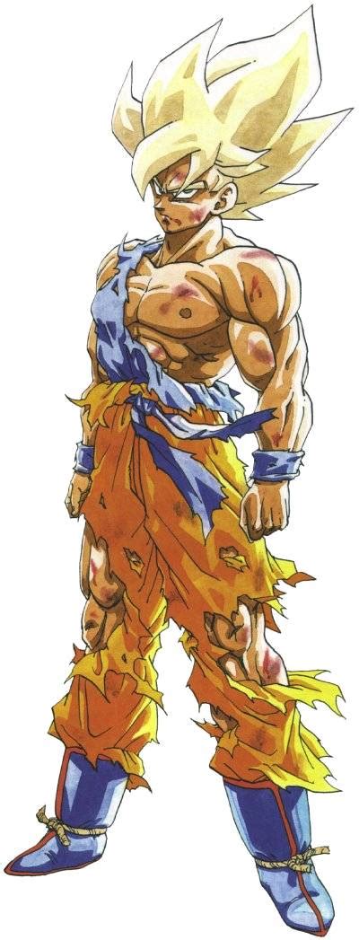 Mraux Goku Super Saiyan Power Up