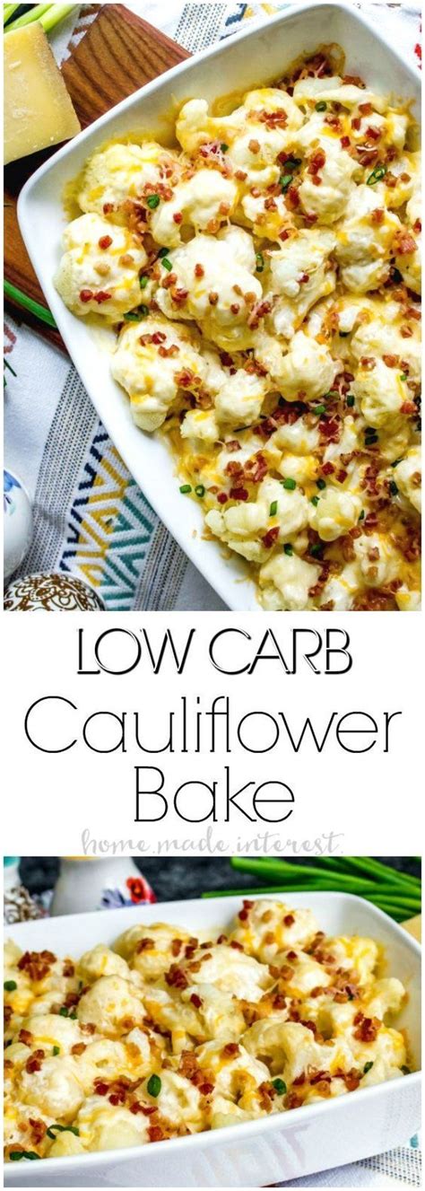Buying and storing the veggie. Low Carb Loaded Cauliflower Casserole | This is an easy low carb side dish recipe that make a ...
