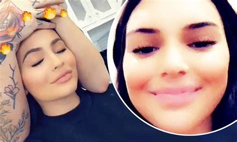 Kylie Jenner Takes To Snapchat As She Hangs Out With Kendall Daily