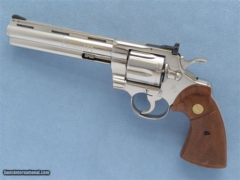 Colt Python 6 Inch Nickel Cal 357 Magnum Sale Pending